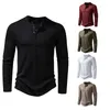 Men's T Shirts Spring Autumn Thin Man Tshirt Long Sleeve Bodycon Tee Top Mens T-shirt European Style Men Clothing