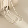 Chains VIVILADY Multilayer Imitation Pearls Chain Alloy Body Leg For Female Sexy Fashion Party Beach Travel Gift Wholesale