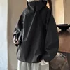 Erkek yelek bahar sonbahar balıkçı yaka kapüşonlu ceketler erkekler rahat su geçirmez rüzgarlık palto palto erkek rüzgar geçirmez dış giyim gevşek giyim 231020