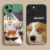 Cell Phone Cases For iPhone 14 Pro 13 mini 11 12 Max X XR XS SE 2020 7 8 Plus Cute Pet Cat Dog Case 231021