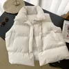 Women's Vests JFUNCY Women's Sleeveless Vest Woman Winter Jackets Vests Female Coat Warm Top Women Waistcoat 231020