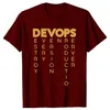 Men's T -skjortor DevOps den verkliga definitionen av skjorta datornörd geek programmerare rolig sarkastisk cool söt programmering