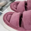 Designer Slippers Dames Platform Slides Schoenen Bont Winter Sneeuw Warme Sandalen Roze Paars Geel Bont Slippe Damesschoenen