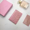 مصممي Luxurys Mimiu Wallets أكياس المحافظ أزياء قصيرة متعددة الحملان حامل البطاقة محفظة Matelasse نمط الكلاسيكية حامل البطاقة المحفظة عملة 5mc076