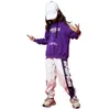 Scene Wear Dance Setup Boys Girls Hip Hop Clothing Dancewear Costumes Kids Korean Style Junior fashionabla