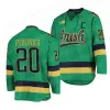 Gaoxin 24 Spencer Stasey Notre Dame Hockey Jersey Fighting Irish Landon Adam Karashik Nick Leivermann Matt Galda Max Ellis Graham Slaggert Pivonka