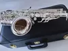 Silver Original 901 en-till-en-struktur B-Key Professional Curved Soprano Saxophone All-Silver Jazz Instrument Saxo Soprano 00 00