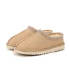 Ny designer varma tofflor plattform snö stövlar läder sandaler mode broderade vävda tofflor inomhus avslappnade tofflor hem tofflor damer design storlek 35-42