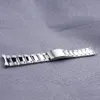 Ремешки для часов 19 мм, ремешок для часов, серебряный полированный полый браслет в стиле устрицы с загнутым концом для 5 SNXS73 75 77 79 80 81 SNFF05 SNXG47 231020