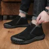 Dress Shoes Outdoor leather Men Sneakers Slip on Casual Shoes Men Walking Shoes Men Loafers Comfortable Hiking Footwear lightweight 231020