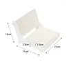 Kitchen Storage Foldable Dish Plate Drying Rack Organizer Plastic Holder Cooking Pan Stand Bowl Drainer