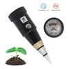 PH-mètres Humidité du sol PH-mètre Testeur d'humidité d'acidité Sonde de capteur en métal 3 ~ 8ph Hygromètre sans batterie pour outil de jardin de plantation 231020