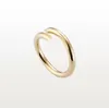 Pierścień do paznokci luksusowa biżuteria midi love tylko pierścień dla kobiet stalowy stop tytanowy stalowy proces Process Process Fashion Akcesoria nigdy nie zanikają nie alergiczne sklep