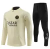 2023 2024 Paris Tracksuit Soccer Jersey Kit Survlement Maillots de Foot 23 24 Mbappe Long Sleeve Football Stack