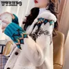 Chandails pour femmes WTEMPO Femmes À Manches Longues Polaire Doublée Chandails De Noël Tricoté Cardigan Épaissi Automne Hiver Lâche En Peluche Doublé Manteau Tricoté 231020