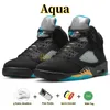 Hochwertiger Jumpman 5 Basketballschuhe 5s Lucky Green Georgetown Aqua UNC Concord Racer Blue Raging Bull Fire Red Wildleder Segel Was die Herren -Trainer Sneaker