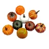 Dekorativa blommor 3D PU Material Artificial Halloween Simulation Color Pumpkin Set Harvest Festival Party Supplies Home Decoration POGRAphy