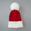 Christmas Hat Fashion For Kids And Adults Christmas Hat Wool Hat Autumn And Winter Warm Wool Ball Hat Merry Christmas Bell Hat