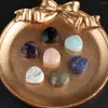 Collane con ciondolo 5 pezzi di pietra naturale triangolo di cristallo agata perline fai da te orecchini accessori gioielli regalo