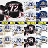 Custom Buffalo'Sabres '' #72 TAGE THOMPSON REVER RETRO HOCKEY JERSEY #26 Dahlin #24 Cozens #27 Devon Levi Owen Power Jeff Skinner Alex Tuch