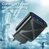 Hot Fast Adapter 48W 3 USB 1PD Typ C Snabbväggladdare Travelladdare för iPhone Samsung Huawei Oppo Xiaomi