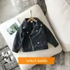 Jackets Brand Baby Girl Boy Spring Autumn Winter PU Coat Jacket Kids Fashion Leather Children Coats Overwear Clothes 1-10age