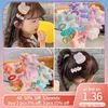 Acessórios de cabelo 8 pcs crianças clipes conjuntos bonito dos desenhos animados crianças barrettes outono inverno bebê headwear princesa menina hairpins pinça