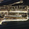 Gold-Flat-Tone Professional Alto Sax Brass Połączony złoto 901 Oryginalny ton saksofonu jeden na jeden saksofon