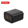 55W USB C Şarj Cihazı 30W PD QC3.0 Hızlı Şarj 3.0 İPhone Xiaomi Samsung Tablet Mobil Fiş C Tip C Duvar Hızlı Şarj Adaptörü