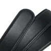 No Buckle 3.5cm واسعة حقيقية حقيقية حقيقية الأحزمة الأوتوماتيكية أحزمة الجسم أحزمة الرجال عالية الجودة