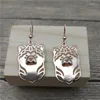 Boucles d'oreilles pendantes japonaises Akita, Style tendance, mode chien de compagnie, bijoux pour femmes