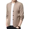 Pulls pour hommes Marque Vêtements Automne Pull en tricot Classique Slim Fit Cardigan en laine Col rond Hommes et femmes Couple Pull Manteau Plus Taille S-3XL 231021