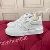 2023 new Hot Designer men Casual Shoes shoe Leather Lace Up Men Fashion Platform Oversized Sneakers White Black mens womens Quality Casual Shoes fd231001