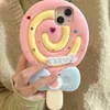 Cas de téléphone portable Mignon 3D Tridimensionnel Lollipop Glitter Case pour iPhone15 14 13 12 11 Pro Max Anti-goutte Soft Gel de silice Couverture arrière Cadeau 231021