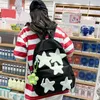 Sacos escolares crianças mochila para meninas bonito estrela de cinco pontas mulheres bagpack bookbag laptop saco adolescentes estudantes