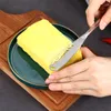 Paslanmaz çelik tereyağı bıçağı kek araçları peynir tatlısı sıkışıklayıcılar krem ​​bıçaklar ev çok işlevli mutfak peynir araçları q662