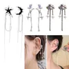 Pendientes traseros 1 par de brazaletes de Metal con Clip en pendientes envolventes puños de oreja moda