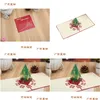 Party Favor Manufacturers Supply Of 3D Three-Nsional Party Favor Christmas Decoration Greeting Cards Gifts Diy Production Home Garden Dh3Zd