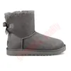 Australiska päls kvinnor designer stövlar klassisk bailey bow päls päls ankel vinter snö svarta tossor tazz tozzs tasman vita slip-on skor ultra mini plattform boot