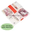 Autres fournitures de fête de fête Autres fournitures de fête de fête Jouets d'argent imprimés Livres britanniques Gbp British 50 Prop Toy Fl Print Copy Banknot Dhbso