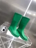 Sonbahar Kış Kış Batı Botları Yumuşak Cowhide Elastik Kemer Tasarımcısı Yüksek Boot% 100 Deri Lady Platform Mektubu Moda Moda Kalın Çözilmiş Kadın Ayakkabı Büyük Boyut 35-41
