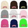 Radfahren Caps Masken 1 stücke Neue Gestrickte Hut Backwoods Schriftzug Kappe Frauen Winter Hüte Für Männer Warme Mode Solide Hiphop beanie Drop Delive 18TH9