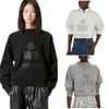 2023ss Isabel Marant Designer Sweatshirt Mode Hoodie Klassieke Letter-bedrukte Terry Katoenen Trui Dameskleding CL1N