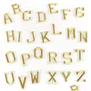 Syuppfattningar 16 färger A-Z English Alphabet Letter broderedes järn Sew på applikationskläderhattar Väskor DIY-plagg släppleverans