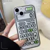 Cell Phone Cases Transparent soft mobile phone case for iPhone14 13 12 11 Pro Max 14Plus X XS XR 7 8 Plus SE2 2020 color calculator pattern shell Q231021