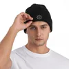 Basker roder bonnet hattar jolly roger beanie design stickning hatt höst vinter y2k coola män kvinnor kpop varm