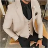 Abiti da uomo Formale Uomo Slim Fit Moda Smoking da sposa Terno Masculino Prom Su misura Costume Homme Sposo Notch Risvolto Blazer 3 Pezzi