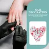 Nagel Gel Harz Bohrer Charms Imitation Halb Perle Flatback Multi-funktion Dekor Haus Zubehör Hause Patch Strass