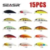 Köder lockt SEASIR Micro Minnow 1 Stück Mini sinkendes Angeln 5 cm 35 g 15 Farben künstlicher harter Köder Professionelle Jerkbait-Rassel-Wobbler 231020