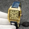 Dumont senhoras quartzo bateria energia relógio pulseira de couro relógio feminino masculino